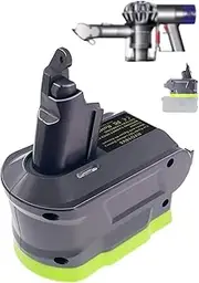 [fohoa] for Dyson V6 Battery Adapter, for Ryobi 18 Volt ONE+ Battery Convert for Dyson V6 Series SV03 SV04 SV09 DC62 DC59 Vacuum (Ryobi, V6)
