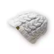Adidas Womens Crystal Brimmer Beanie White Knit Winter Hat one Size NEW