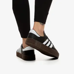 Adidas W Sambarose 黑 女鞋 低筒 皮革 增高 厚底 厚底鞋 運動鞋 水原希子 B28156