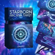 OMNITO Original Starborn Arcana 78 Tarot Card Set, Unique Borderless Deck