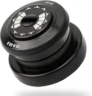 1-1/8" Bicycle Headset, Black Aluminum Alloy Bike Bearing Headset 44-44mm Tapered Tube Fork Accessory
