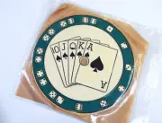 Clock Face Poker Hand Playing Cards Gambling 6" Diameter * NEW * DIY Kit Part