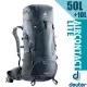 【德國 Deuter】Aircontact Lite 50+10L 專業輕量拔熱透氣背包(Vari Quick速調肩帶系統).適健行登山/3340521 深灰黑