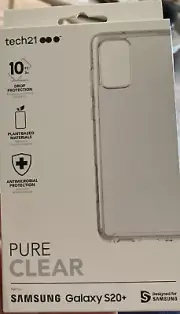 Samsung Galaxy S20 Plus (6.7") TECH21 Pure Clear Transparent Slim Case - Clear