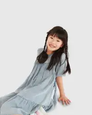 [Belle & Bloom] Pure Love Dress - Mid Denim