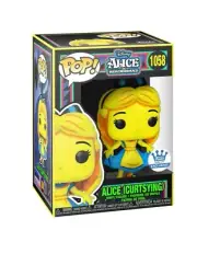 FUNKO POP ALICE IN WONDERLAND BLACK LIGHT ALICE CURTSYING FUNKO SHOP EXCL