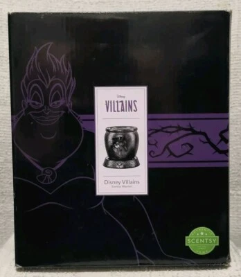 Scentsy Disney Villans Warmer Limited Edition Maleficent Ursula Evil New In Box