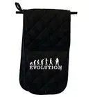 Evolution Pirate - Novelty Double Mitt Oven Gloves Double Kitchen Chef BBQ Mitts