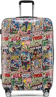 [Marvel] 28 Inch Four Wheel Hardside Retro Comic Trolley Case Large Case, Multicolor