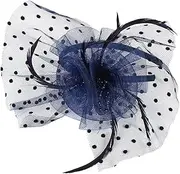 [Healvian] Vintage Fascinator Hat Mesh Headband for Halloween Parties Elegant Floral Design for Masquerade Nightclubs and Events and Durable Headwear