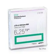 HPE C7976A LTO ULTRIUM 6 BACKUP TAPE (5 Pack) HPE FACTORY SEALED NEW
