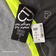 Live Love Dream Brand Womens SZ Medium Black/Green Yoga Pants Leggings NWT