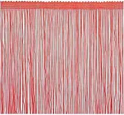 2 Yards Fringe TrimTassel 8 inch Wide for Clothes Accessories and Latin Wedding Dress and DIY Lamp Shade Decoration (Red)