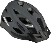 Fischer Cycling Helmet Urban Levin Bike Helmet with Adjustable Fit & Shock Absorption Featuring 20 Vents - Bicycle Helmet with Insect Screen & Removable Visor for Comfort & Safety - Black