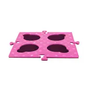 Tech4Pets Pink Talking Button Mat 2-Pack: Ultimate Floor Protection & Button Organization
