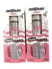 2x SOAP & GLORY HAPPY PAMPER BODY WASH 75ml&BODY BUTTER 50ML Gift Set New Sealed