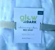 Pottery Barn Kids Shining Star Glow-in-the-Dark Bed Skirt Twin