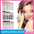 10 Pcs Makeup Brush Set Eyeshadow Eyebrow Powder Foundation Contour Lip Brushes