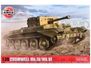 LEVEL 3 MODEL KIT CROMWELL MK.IV/MKVI CRUISER TANK 1/35 SCALE BY AIRFIX A1384