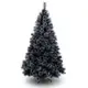 聖誕樹 聖誕裝飾樹 黑色聖誕樹豪華鐵藝鬆針樹銀鐳射粉加密鬆針樹1.8米1.5自動式聖誕9.23 5BI3