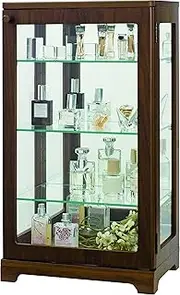 Shiokawa Komeido 600-T Glass Case, Brown, 14.2 x 10.4 x 25.4 inches (36 x 26.5 x 64.5 cm), Cartone Mock
