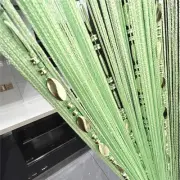 ave split 100cmX200cm Decorative Door String Curtain Beads Wall Panel Fringe Win