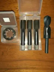 M30 X 1.5 RH HSS HAND TAP SET +OD 2" HSS split screw Die button+ Tapping drill