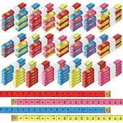 200 Pack 60" Soft Tape Measure Body Measuring Tape for Sewing Body Measurement