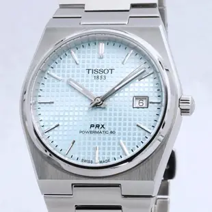 Tissot天梭 T137.407.11.351.00 PRX POWERMATIC 80 冰藍面40mm 台灣公司貨 T1374071135100