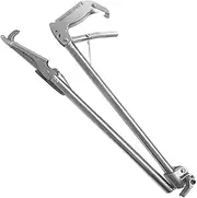 Stainless Steel Long Tongs with Non Slip Grip Versatile Crab and Lobster Clamps Handling Tool for EEL Loach and Crab Catching