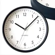 KATOMOKU muku clock 4 black radio clock continuous second hand km-57BRC φ306mm