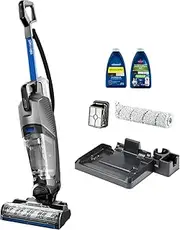 BISSELL CrossWave HydroSteam 3517F | Vacuum, Wash & Steam at the Same Time with HydroSteam Technology, Tangle-Free Brush Roll, Self-Cleaning Cycle, & Hard Floor Sanitise Formula Included
