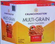2 Boxes Crunchmaster Multi-Grain Baked Crackers, 28 oz