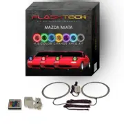 RGB Angel Eye LED Halo kit with IR Remote for 1990-1997 Mazda Miata Headlights (for: Mazda)