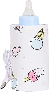 Baby Bottle Insulated Sleeve, Warm Milk Bottle Cover, Baby Bottle Warmer Bags, Insulated Breastmilk Insulation Bag USB Powered Ideal for Nursing Moms, Portable Nursing Bottle Bag