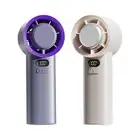 Handheld Fan USB Rechargeable Mini Portable Fan Digital Display for Home Office