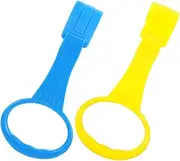 BESPORTBLE 2Pcs Pull Up Rings Ergonomic Standing Assistance Handles for Playpen Safety Indoor Use Boost Cognitive Development Fall Protection