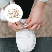 100Pcs Hoodie Aglets Shoes Lace Accessories Metal Shoelace Buckle