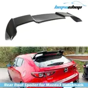 19-25 Carbon Fiber Fit For Mazda 3 BP Hatchback Rear Roof Spoiler DTO Design (for: Mazda)