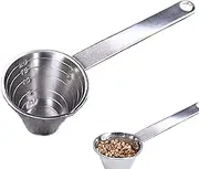 Spoon Scale Set, Small Metal Spoons, Stainless Baking Utensils | Portable Measuring Spoons with Clear Increments for Dry or Liquid Ingredients, Kitchen Tool for Cooking and Food Prep