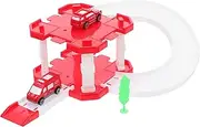 NAMOARLY 1 Set Fire Truck Parking Lot for Interactive Car Playset Fire Fighter Vehicles Design for Parent Fun Present