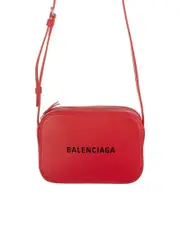 Balenciaga Everyday Camera XS Red Grained Leather