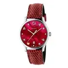Gucci YA1264041 G-Timeless 36MM Women's Red Leather Watch