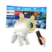 Mini 4k smart portable projector with 180° rotatable,proyector with wifi