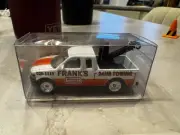 T14 EUC Vintage Golden Wheel Diecast 1/64 Frank’s 24 Hr Towing Pickup Truck