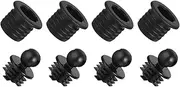 uxcell Speaker Grill Guides Plastic Ball and Socket Type 11mm Dia for Speaker Part Accessories Pack of 4