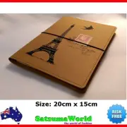 Journal Diary Girls Notepad Soft Cover School Office Notebook reusable Paris Hot