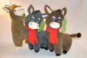 U PICK Dog Toy Hyper-Pet LLAMA or DONKEY Plush SQUEAKER 10" Animal Hyper PET