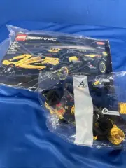 LEGO Technic Bugatti Bolide Yellow &Black (42151) Incomplete/Sealed Bag 4 221R3