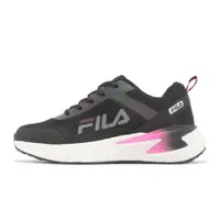 在飛比找蝦皮商城優惠-Fila Cruise 女款 黑粉色 慢跑運動鞋 5J309